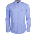 Casual Mens Open Blue Epreppy_1 L/s Shirt 19474 by BOSS from Hurleys