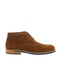 Mens Dark Tan Daiinos Suede Boots 30362 by Ted Baker from Hurleys