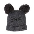 Girls Black Cat Bobble Hat 13325 by Karl Lagerfeld Kids from Hurleys