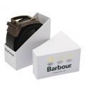 Mens Black/Brown Leather Belt Gift Set 79357 by Barbour from Hurleys