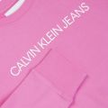 Womens Wild orchid Institutional Logo Crew Sweat 26496 by Calvin Klein from Hurleys
