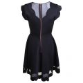 Womens Black Sharlot Scallopped Dress 14072 by Ted Baker from Hurleys