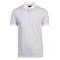 Mens White Eagle Spot S/s Polo Shirt 55520 by Emporio Armani from Hurleys