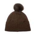 Girls Brown Ivy Knitted Beanie 90099 by Parajumpers from Hurleys