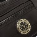 Mens Black Logo Emblem Bumbag 83648 by Versace Jeans Couture from Hurleys