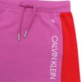 Girls Lucky Pink Colour Block Sweat Skirt 105554 by Calvin Klein from Hurleys