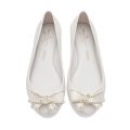 Vivienne Westwood Womens White Bow Orb Sweet Love Viv Bow Shoes 83838 by Melissa from Hurleys