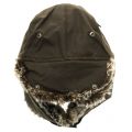 Lifestyle Mens Olive Hardwick Fur Waxed Trapper Hat