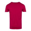 Athleisure Mens Dark Red Tee Small Logo S/s T Shirt 28065 by BOSS from Hurleys