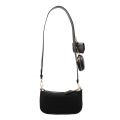 Womens Black Medium MF Pouch Crossbody Bag With Strap 96605 by Michael Kors from Hurleys