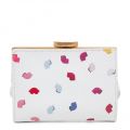 Womens Pale Grey Confetti Lip Felicia Small Purse 19394 by Lulu Guinness from Hurleys