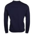 Mens Navy Small Logo Crew Sweat Top 69636 by Armani Jeans from Hurleys