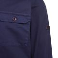 Mens Navy Spacer Overshirt 81613 by Barbour International from Hurleys