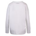 Womens White Metallic Eagle Sweat Top 55385 by Emporio Armani from Hurleys