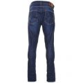 Mens 12.5oz F8.SO Blue Soak Wash ED-85 Slim Tapered Low Fit Jeans 18966 by Edwin from Hurleys