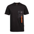 Mens Black Mojave Pocket S/s T Shirt 92269 by Parajumpers from Hurleys