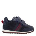 Toddler Navy Logo Velcro Trainers (19-26) 83612 by BOSS from Hurleys