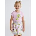 Girls Mauve Palm Beach Top + Skirt Set 105335 by Mayoral from Hurleys