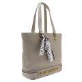 Womens Taupe Smooth Logo Shopper 21479 by Love Moschino from Hurleys