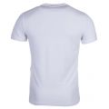 Mens White Printed Slim Fit S/s T Shirt 25254 by Versace Jeans from Hurleys
