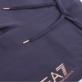 Womens Navy Metallic Logo Hooded Tracksuit Set 30557 by EA7 from Hurleys