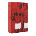 Mens Black/Red Trunk Twin Pack 99558 by HUGO from Hurleys