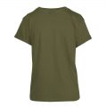 Womens Soft Moto Green Chequer S/s T Shirt 94415 by Barbour International from Hurleys