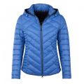 Womens Sea Blue Pentle Quilted Hood Jacket 26415 by Barbour from Hurleys