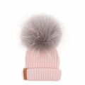 Girls Baby Pink/Pink Wool Hat With Pom 31568 by BKLYN from Hurleys