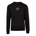 Mens Black Branded Back Logo Crew Sweat Top 48850 by Paul And Shark from Hurleys