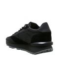 Mens Black/Ripstop Marina Del Rey Reflective Lace Trainers 99290 by Android Homme from Hurleys