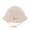 Baby Pink Gingham Bow Hat 82925 by Mayoral from Hurleys