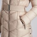 Barbour International Womens Oyster Highpoint Hooded Quilted Coat 55463 by Barbour International from Hurleys