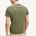 Mens Utility Olive Tommy Flag S/s T Shirt 77349 by Tommy Hilfiger from Hurleys