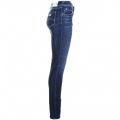 Womens Blue Wash J20 High Rise Skinny Fit Jeans 27179 by Armani Jeans from Hurleys