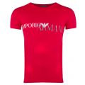 Mens Ruby Graphic Logo Slim Fit S/s T Shirt 30899 by Emporio Armani Bodywear from Hurleys