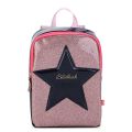 Girls Navy Glitter Star Backpack 111364 by Billieblush from Hurleys