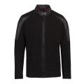 Casual Mens Black Jasens Leather Jacket 51599 by BOSS from Hurleys