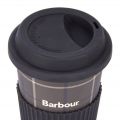 Mens Monochrome Tartan Travel Mug 80688 by Barbour from Hurleys