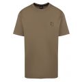 Casual Mens Khaki Tales S/s T Shirt 51589 by BOSS from Hurleys