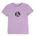Girls Lavender Pink Circle Monogram S/s T Shirt 86908 by Calvin Klein from Hurleys