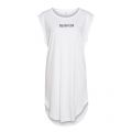 Womens Classic White Logo T Shirt Dress Cover Up 56242 by Calvin Klein from Hurleys