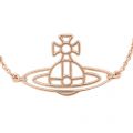 Womens Rose Gold Thin Lines Flat Orb Bracelet 9876 by Vivienne Westwood from Hurleys