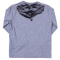 Boys Grey Melange Back Print L/s Tee Shirt 63578 by C.P. Company Undersixteen from Hurleys