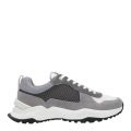 Mens White/Grey Leo Carrillo Carbon Fibre Trim Trainers 108859 by Android Homme from Hurleys