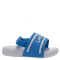 Infant Blue L.30 Slides 25677 by Lacoste from Hurleys