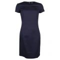 Womens Navy Open Back Fitted Dress 69830 by Armani Jeans from Hurleys