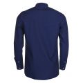Mens Navy Jacquard Dot Slim Fit L/s Shirt 23254 by Lacoste from Hurleys