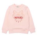 Girls Pink Tiger Sweat Top 95970 by Kenzo from Hurleys