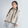 Girls Soft Gold Metallic Reversible Gilet 74853 by Mayoral from Hurleys